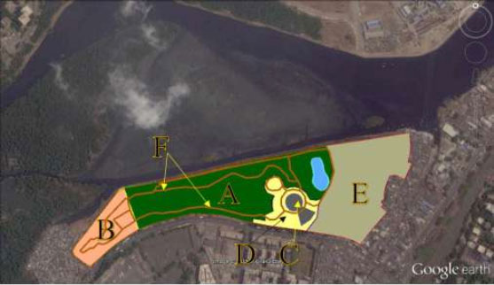 Existing layout of the Maharashtra Nature Park